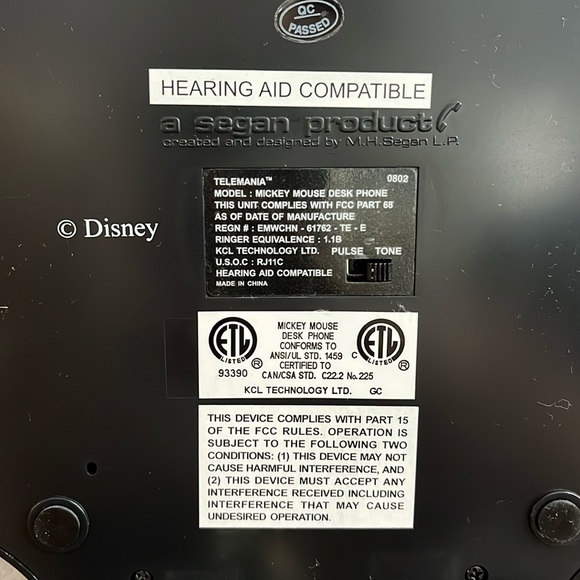 Vintage Mickey Mouse Disney Animated Rotary landline Home Phone - Picture 13 of 13